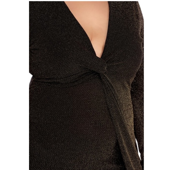 Glitter Lurex Swing Mini Dress main image 0
